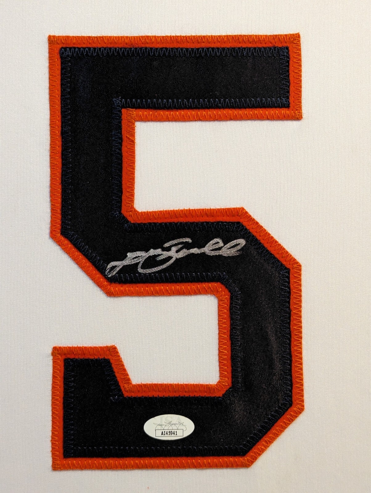 Suede Framed Houston Astros Jeff Bagwell Autographed Signed Jersey Jsa Coa