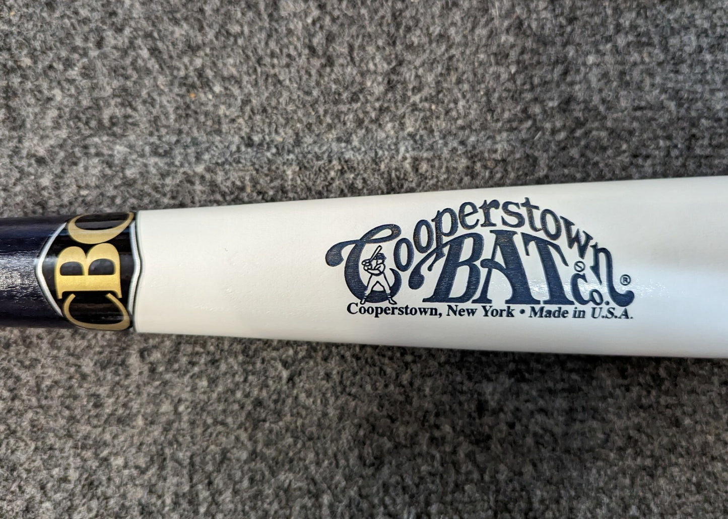 Oswald Peraza Autographed Signed Custom Cooperstown Bat Jsa Coa