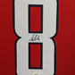 Framed Suede Alex Ovechkin Washington Capitals Autographed Signed Jersey Jsa Coa
