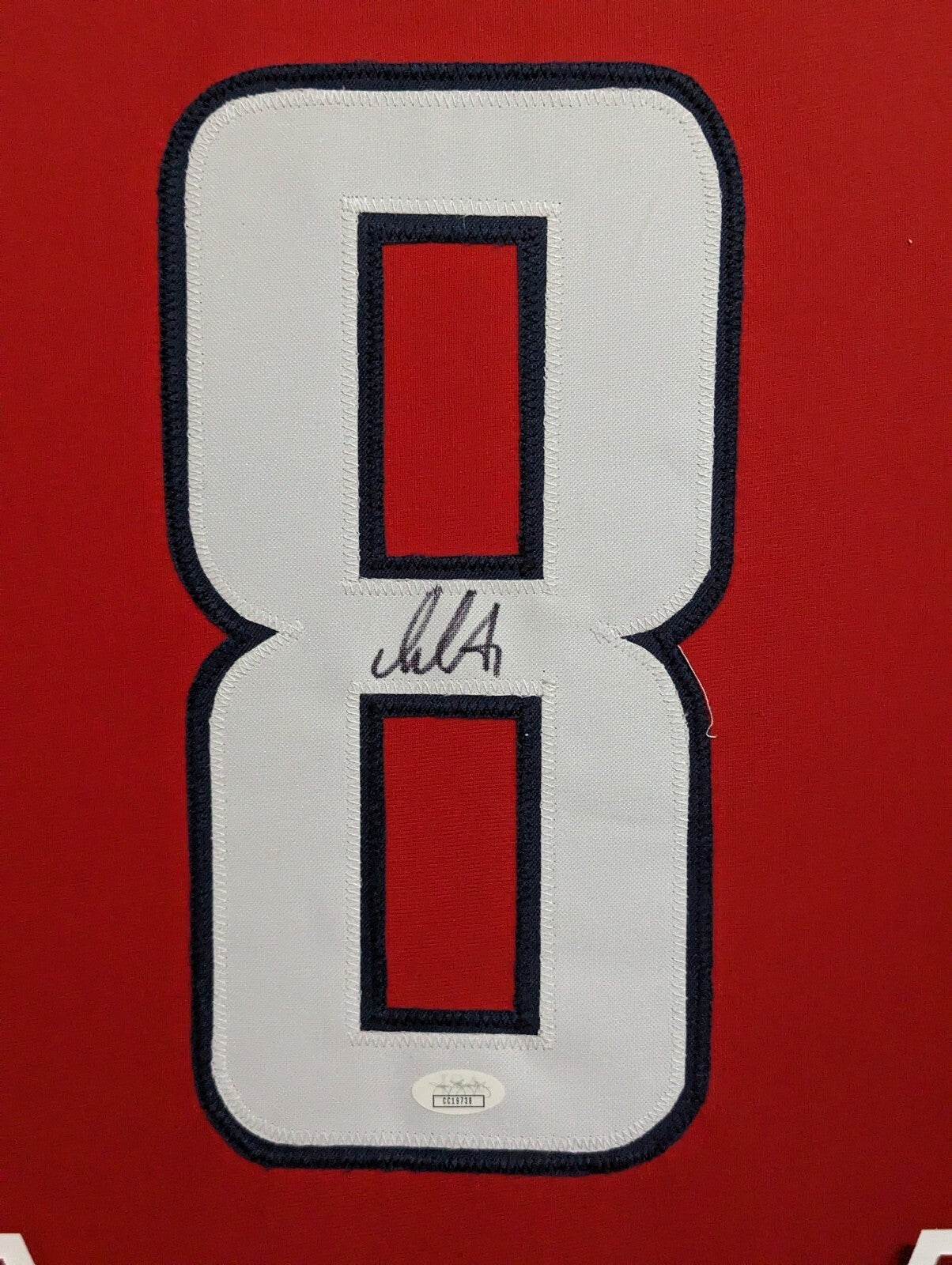 Framed Suede Alex Ovechkin Washington Capitals Autographed Signed Jersey Jsa Coa