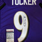 Baltimore Ravens Justin Tucker Autographed Signed Jersey Jsa Coa