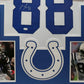 Framed Indianapolis Colts Marvin Harrison Signed Jersey Jsa Coa