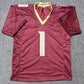 Florida State Seminoles Winston Wright Jr Autographed Signed Jersey Jsa Coa