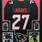 Framed Houston Texans Woody Marks Autographed Signed Jersey Jsa Coa