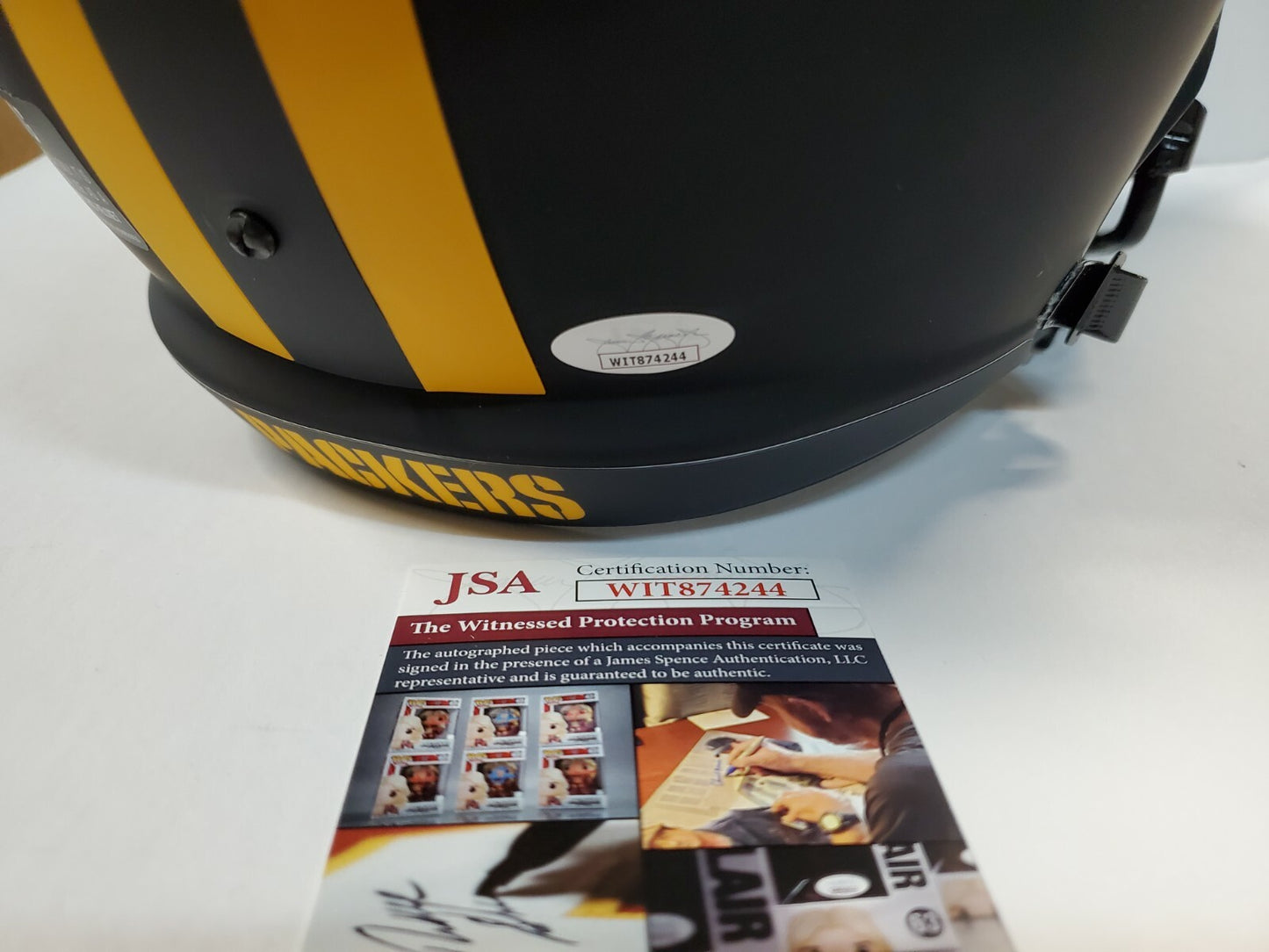 Green Bay Packers Don Majkowski Signed Full Size Eclipse Rep Helmet Jsa Coa