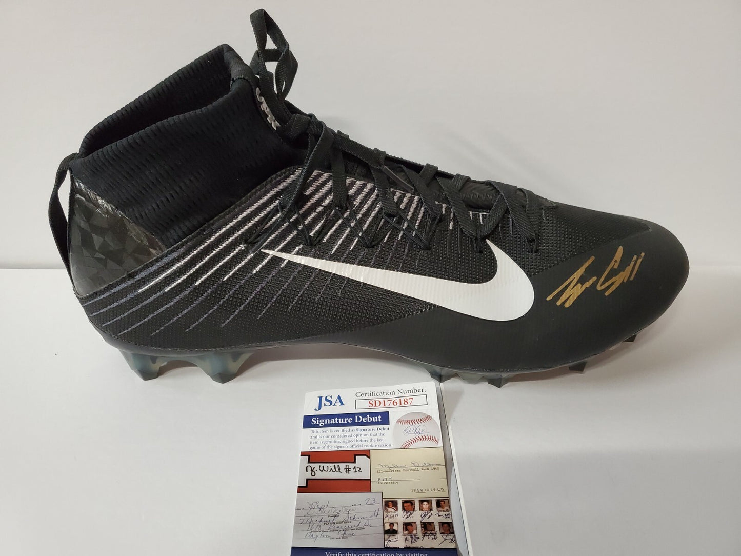 Tyson Campbell Autographed Signed Cleat Jsa Coa