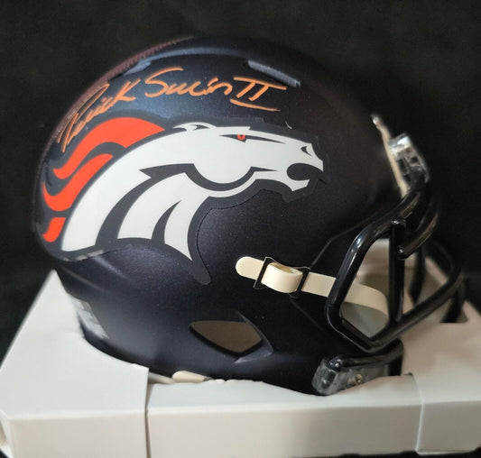 Denver Broncos Patrick Surtain Ii Signed 2024 Updated Speed Mini Helmet Jsa Coa