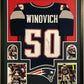 Framed New England Patriots Chase Winovich Autographed Signed Jersey Bas Coa