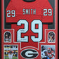 Framed Georgia Bulldogs Chris Smith Autographed Signed Inscribed Jersey Jsa Coa