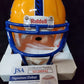 Pitt Panthers Israel Izzy Abanikanda Signed Speed Mini Helmet Jsa Coa