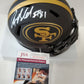 San Francisco 49Ers Anquan Boldin Autographed Eclipse Mini Helmet Jsa Coa