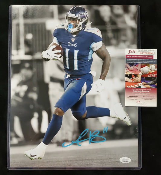 Tennessee Titans Aj Brown Autographed Signed 11X14 Photo Jsa  Coa