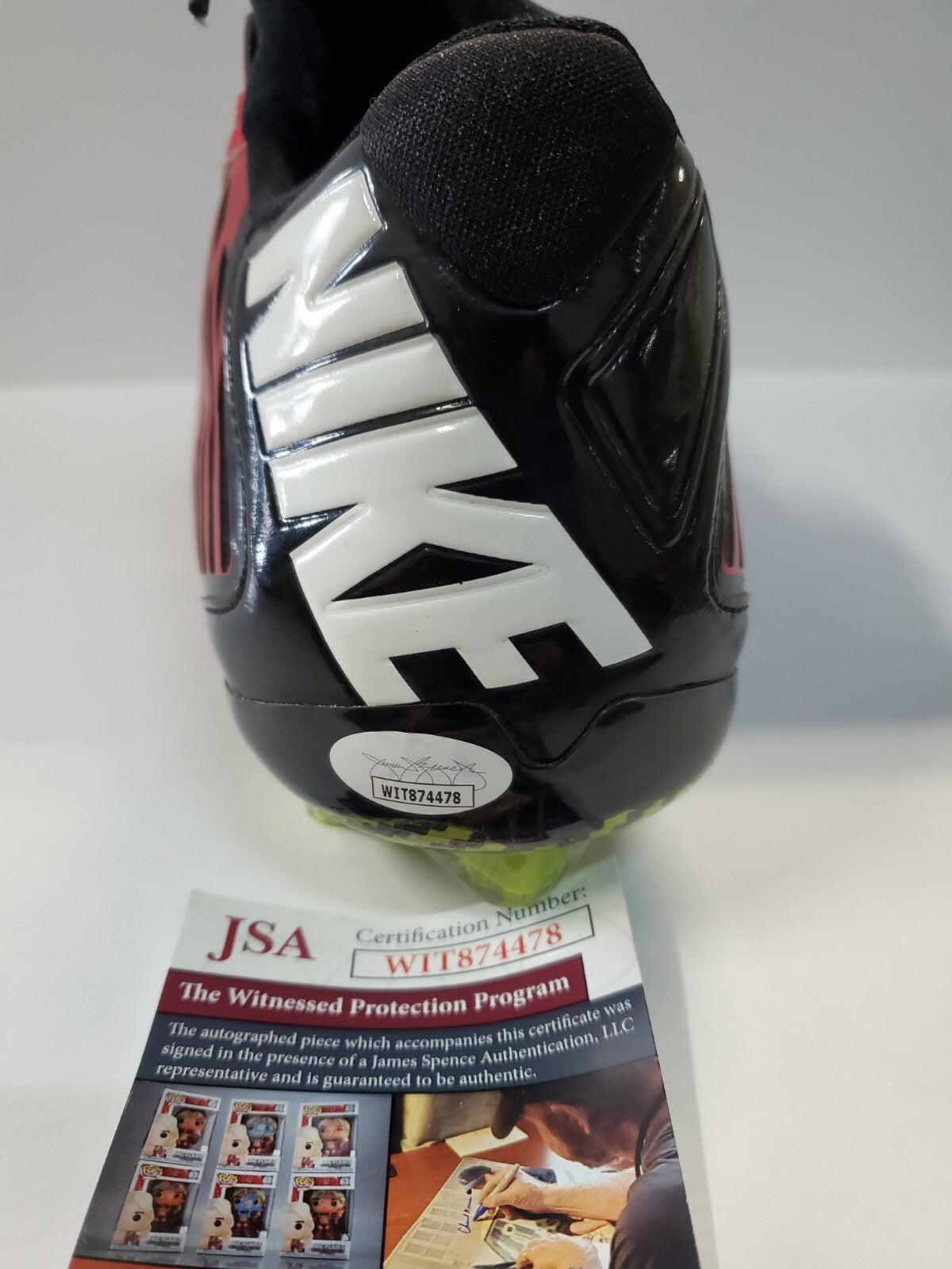 Mike Davis Autographed Signed Cleat Jsa Coa