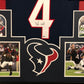 Framed Houston Texans Deshaun Watson Autographed Signed Jersey Beckett Coa