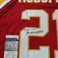 Kansas City Chiefs Trent Mcduffie Autographed Rookie Number 21 Jersey Jsa Coa