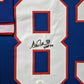 Framed Buffalo Bills Andre Reed Autographed Signed Inscribed Stat Jersey Jsa Coa