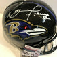 Ray Lewis Autographed Signed Baltimore Ravens Full Size Authentic Helmet Jsa Coa