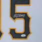 Framed Pittsburgh Pirates Oneil Cruz Autographed Signed Jersey Jsa Coa