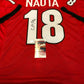 Georgia Bulldogs Isaac Nauta Autographed Signed Jersey Jsa Coa