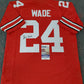 Ohio State Buckeyes Shaun Wade Autographed Signed Jersey Jsa Signature Debut Coa