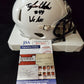 Penn State Nittany Lions Tyler Elsdon Autographed Signed Mini Helmet Jsa Coa