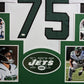 Framed New York Jets Alijah Vera-Tucker Autographed Signed Jersey Jsa Coa