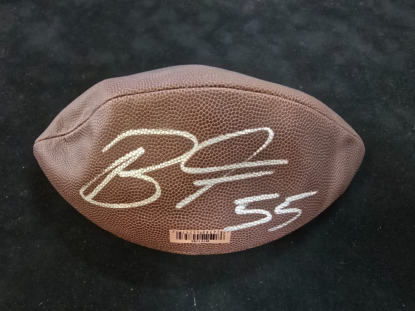 Los Angeles Rams Braden Fiske Signed Nfl Football Beckett Holo