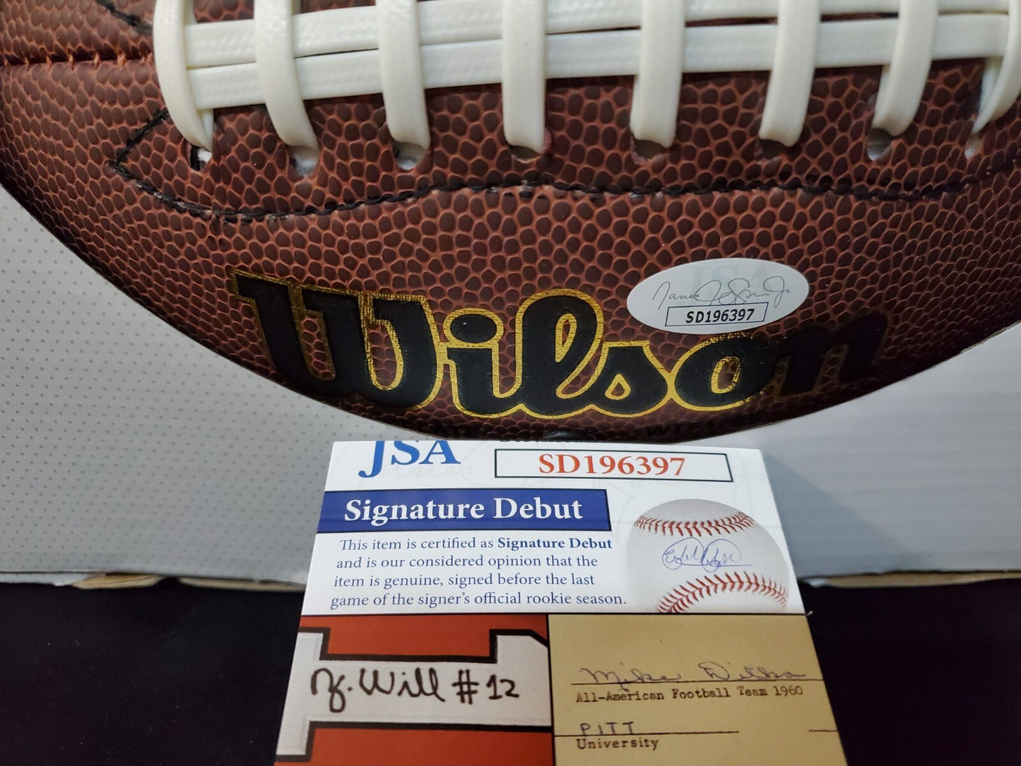 Hendon Hooker Autographed Autographed Signed Football Jsa Coa