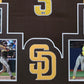 Framed San Diego Padres Jackson Merrill Autographed Signed Jersey Beckett Holo