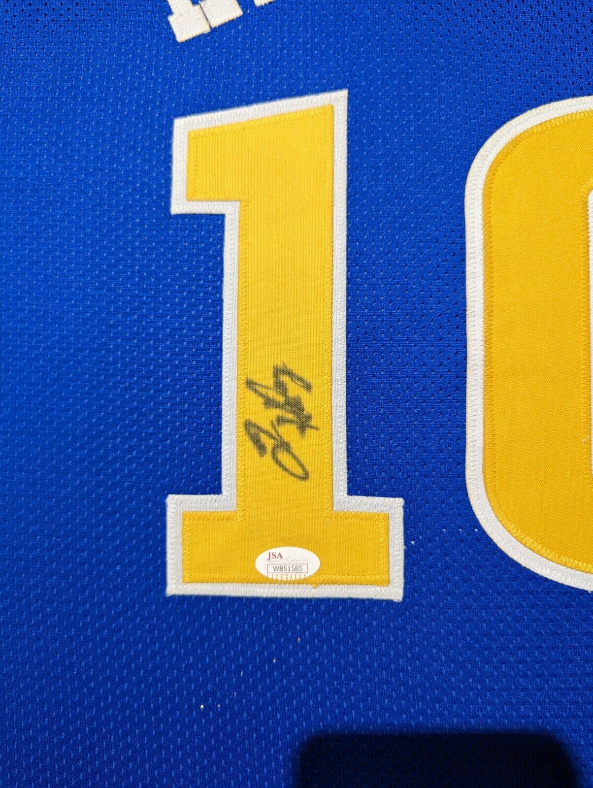 MVP Authentics Framed Golden State Warriors Tim Hardaway Autographed Signed Jersey Jsa Coa 405 sports jersey framing , jersey framing