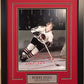 MVP Authentics Framed Signed Inscribed Bobby Hull Chicago Blackhawks 11X14 Photo Jsa Coa 270 sports jersey framing , jersey framing