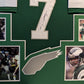 Framed Ron Jaworski Autographed Signed Philadelphia Eagles Jersey Jsa Coa