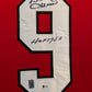 Framed Chicago Blackhawks Bobby Hull Autographed Inscribed Jersey Beckett Coa