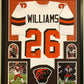 Framed Cleveland Browns Greedy Williams Autographed Signed Jersey Beckett Coa