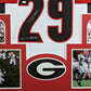 Framed Georgia Bulldogs Chris Smith Autographed Signed Inscribed Jersey Jsa Coa