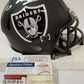 Las Vegas Raiders Tre'von Moehrig Autographed Signed Eclipse Mini Helmet Jsa Coa