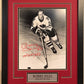MVP Authentics Framed Signed Inscribed Bobby Hull Chicago Blackhawks 11X14 Photo Jsa Coa 270 sports jersey framing , jersey framing