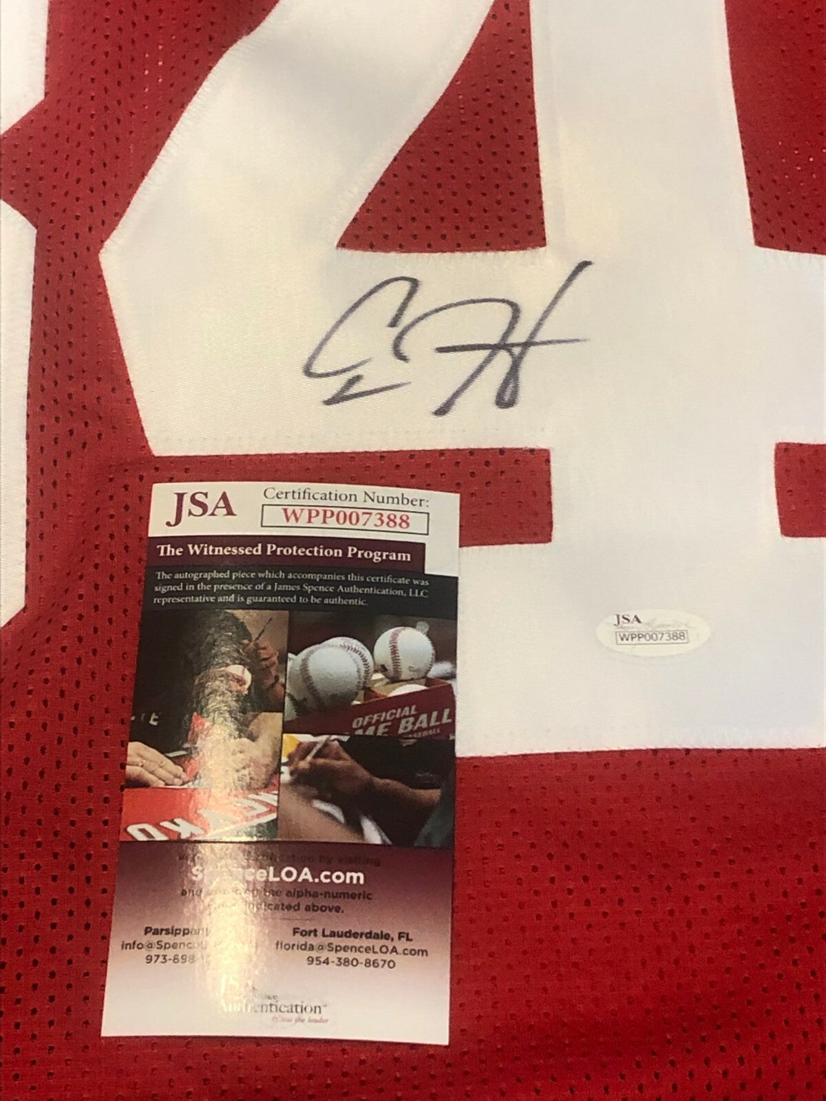 Ohio State Buckeyes Carlos Hyde Autographed Signed Jersey Jsa Coa