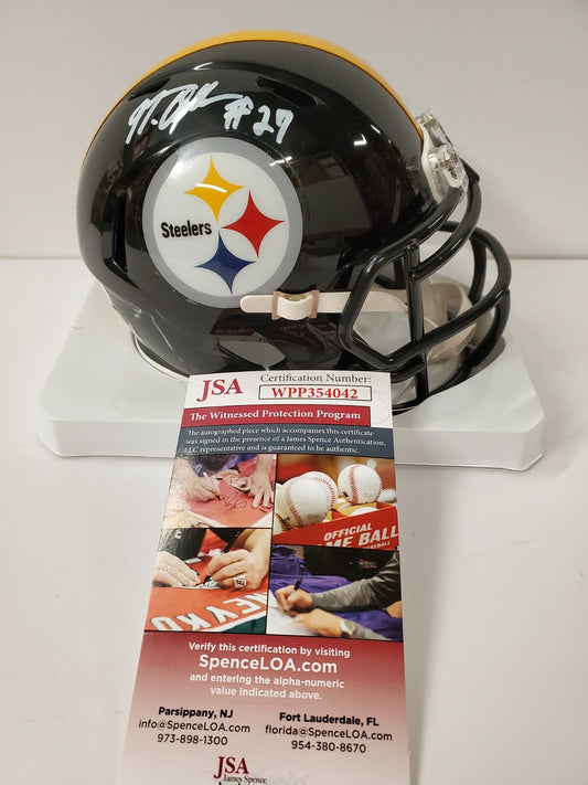 Marcus Allen Autographed Signed Pittsburgh Steelers Mini Helmet Jsa Coa