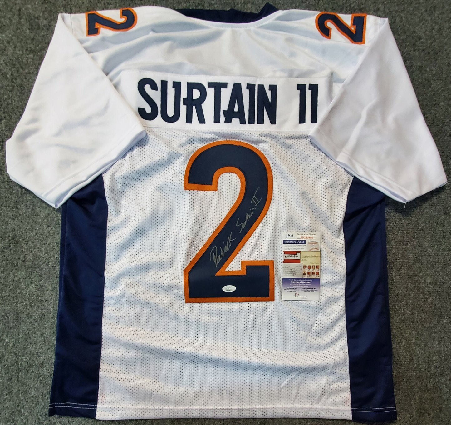 Denver Broncos Patrick Surtain Ii Autographed Signed Jersey Jsa  Coa