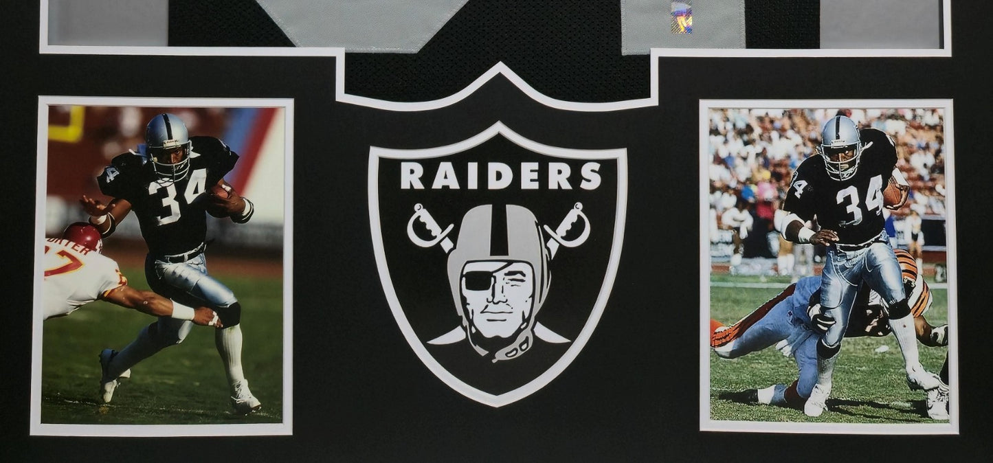 Framed Oakland Raiders Bo Jackson Autographed Signed Jersey Bo Jackson Hologram