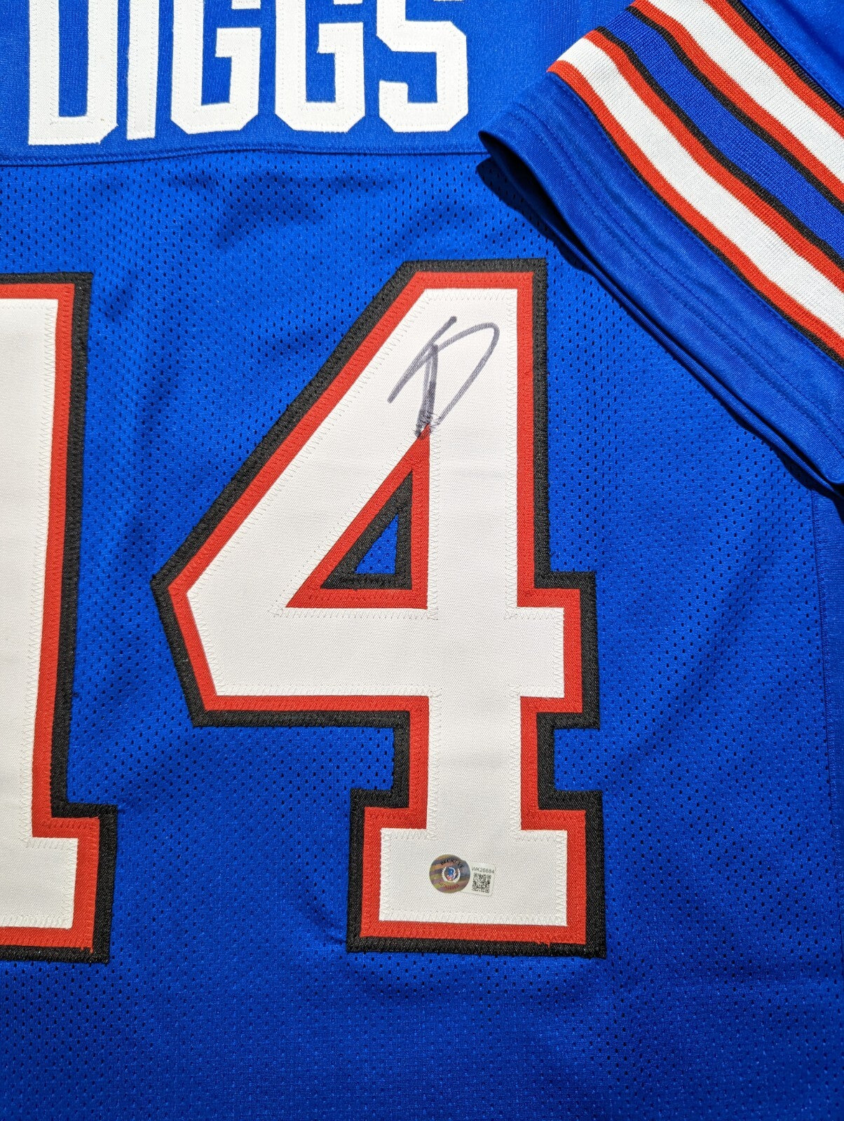 Buffalo Bills Stefon Diggs Autographed Signed Jersey Beckett Holo