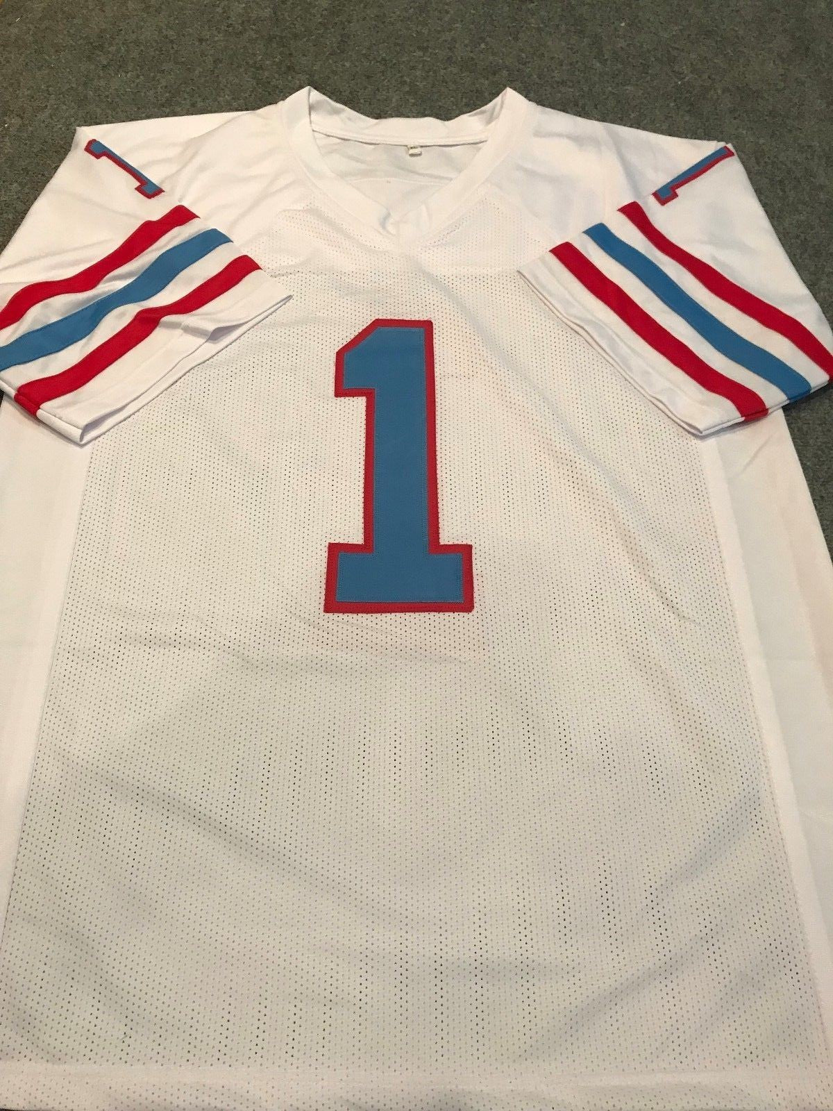 Houston Oilers Warren Moon Autographed Signed Inscribed Jersey Jsa  Coa