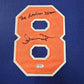 Framed New York Knicks Latrell Sprewell Autographed Inscribed Jersey Psa Coa