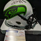 Seattle Seahawks Devon Witherspoon Signed Lunar Mini Helmet Jsa Coa