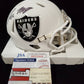 Las Vegas Raiders Tre'von Moehrig Autographed Signed Lunar Mini Helmet Jsa Coa