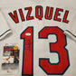 Cleveland Indians Omar Vizquel Autographed Jersey Jsa Coa