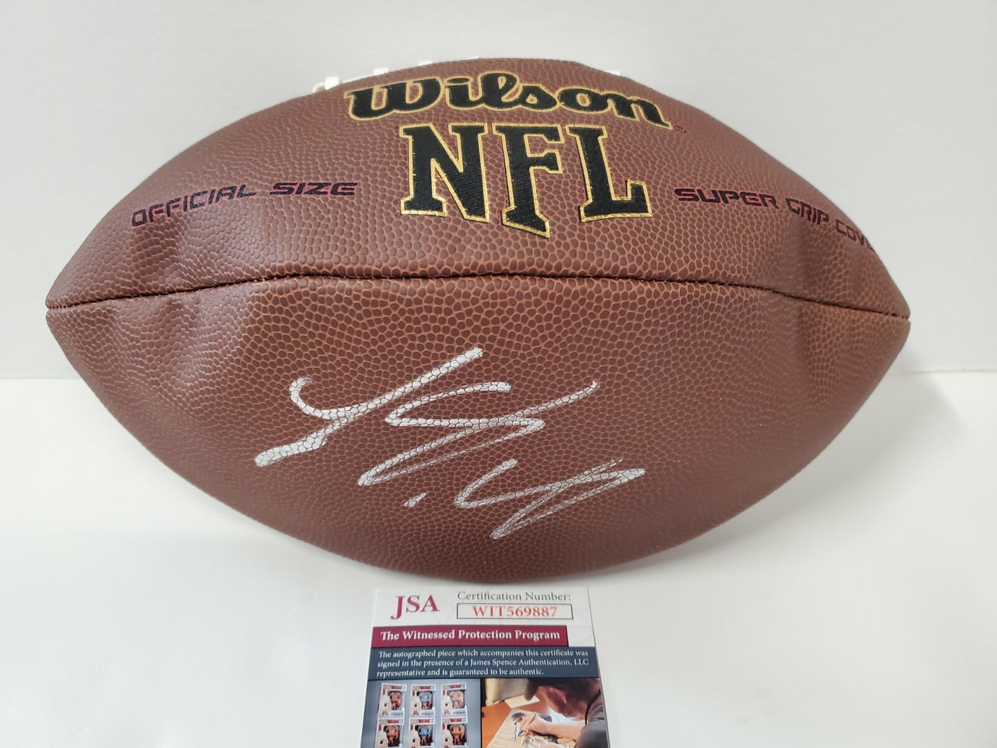 Philadelphia Eagles Lesean Mccoy Autographed Signed Nfl Football Jsa Coa