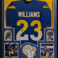 Custom Framed Los Angeles Rams Kyren Williams Autographed Signed Jersey Jsa Coa