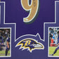 Framed Baltimore Ravens Justin Tucker Autographed Signed Jersey Jsa Coa